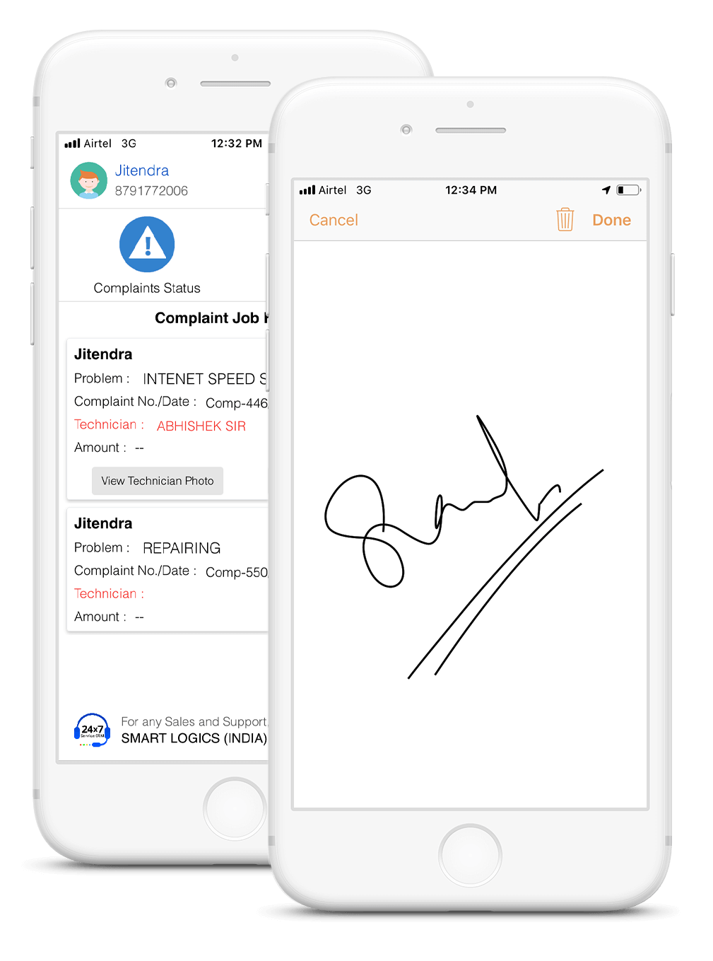 Service CRM Invoicing & Payment